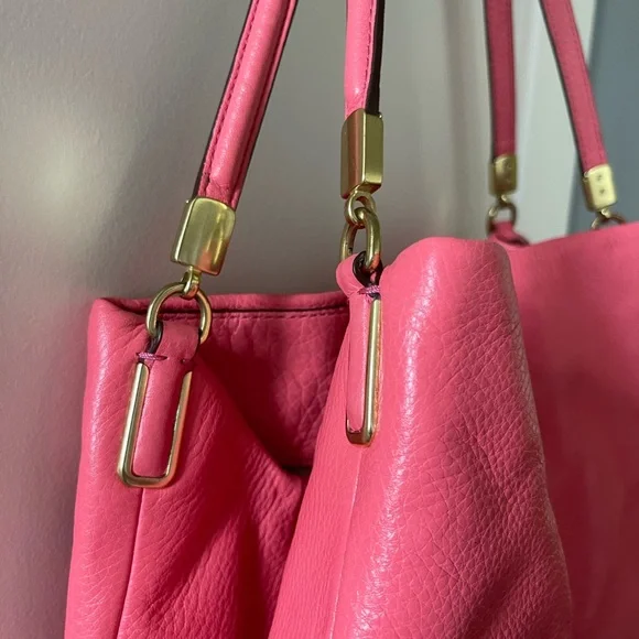 Coach Madison Phoebe Shoulder Bag, Coral Leather - Picture 3 of 6